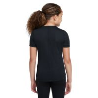 Majica kratkih rukava za djevojčice Nike Dri-Fit One SS Top G - black/white Majica kratkih rukava za djevojčice Nike Dri-Fit One SS Top G - black/white