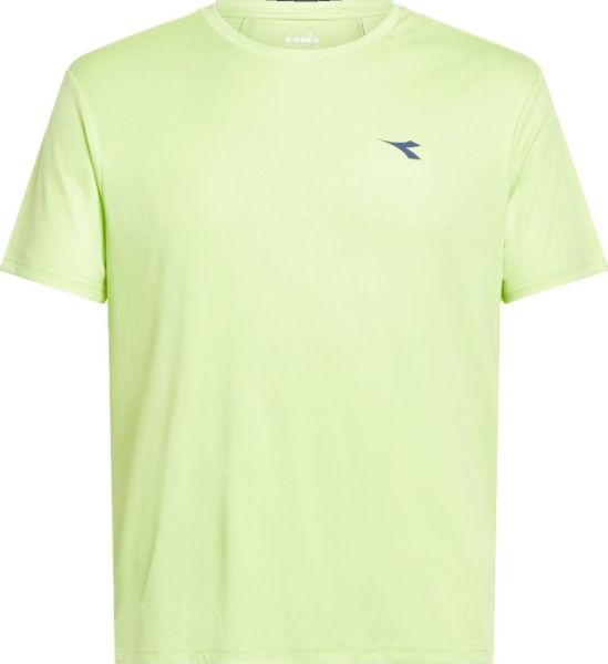 Herren Tennis-T-Shirt Diadora Short Sleeve Tennis - Grün