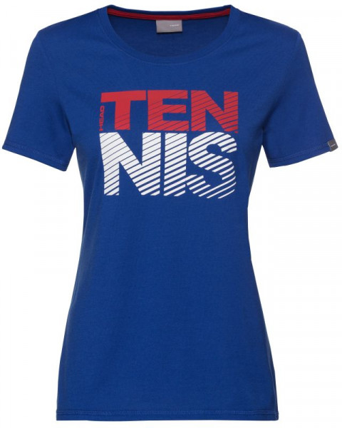 Tenisa T-krekls sievietēm Head Club Lisa T-Shirt W - royal blue