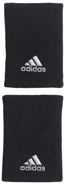 Serre-poignets de tennis Adidas Tennis Wristband L (OSFM) - black/white noir/blanc