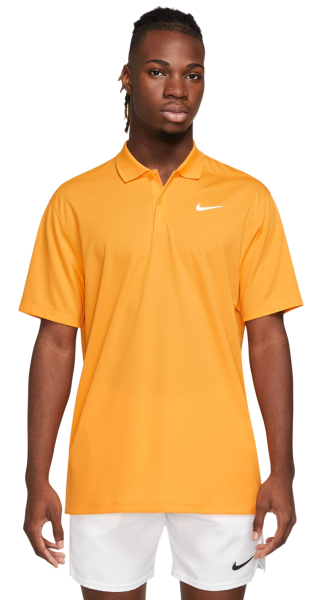 Herren Tennispoloshirt Nike Court Dri-Fit Pique Polo - sundial/white