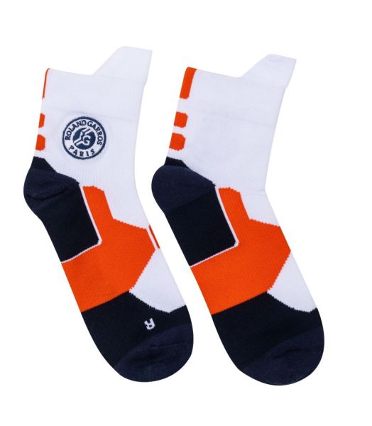 Čarape za tenis Roland Garros Performance Socks 1P - blanc/marine
