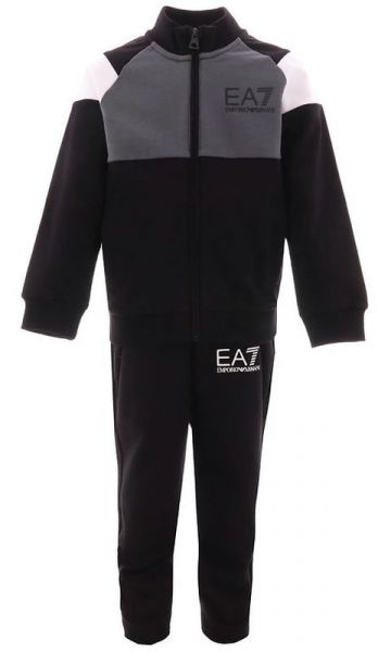 Sportinis kostiumas jaunimui EA7 Boys Jersey Tracksuit - black