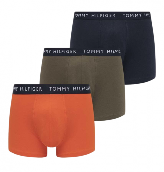 Men's Boxers Tommy Hilfiger Trunk 3P - des skyy/acid orng/army gree