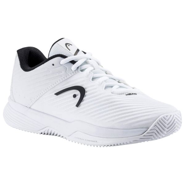 Juniorskie buty tenisowe Head Revolt Pro 4.0 Clay - white/black