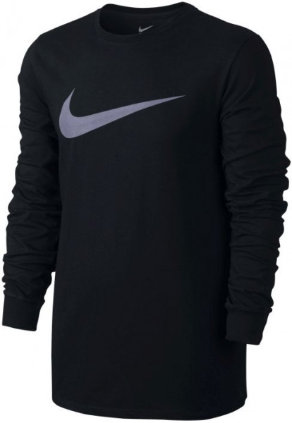 Nike Longsleeve Icon Swoosh Tee - black 