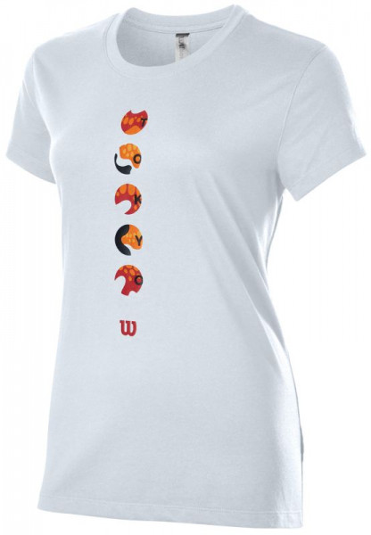 Camiseta de mujer Wilson Tokyo Tech Tee W - white