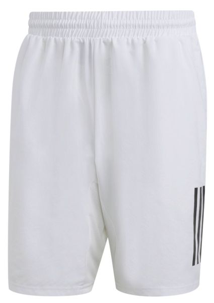 Shorts de tennis pour hommes Adidas Club 3-Stripes 7in Tennis - Blanc