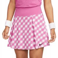 Damen Tennisrock Nike Court Dri-Fit Advantage Print Club Skirt - cosmic fuchsia/black