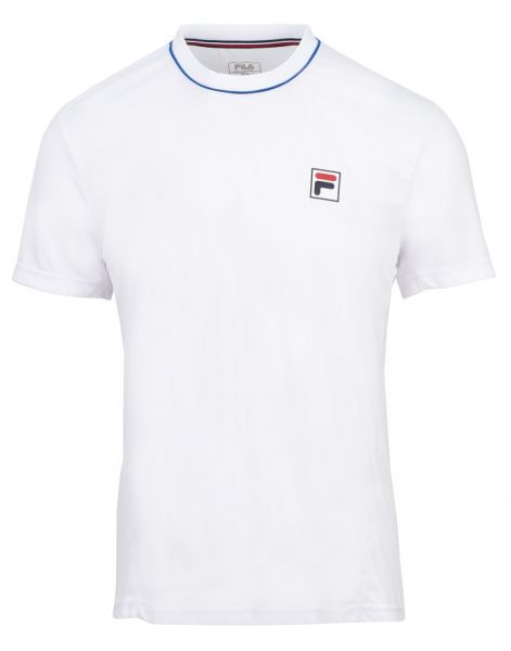 Herren Tennis-T-Shirt Fila T-Shirt Raphael - white