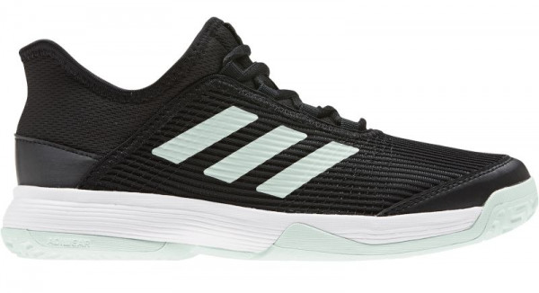 Juniorskie buty tenisowe Adidas Adizero Club K - core black/dash green/white