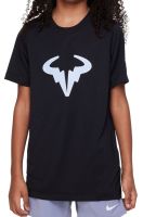 Maglietta per ragazzi Nike Rafa Training T-Shirt - black/cobalt bliss