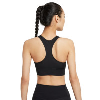 Sportski grudnjak Nike Dri-Fit Swoosh Long Line Bra W - black/black/white Sportski grudnjak Nike Dri-Fit Swoosh Long Line Bra W - black/black/white