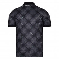 Muški teniski polo Sergio Tacchini Nonsentric Polo - black Muški teniski polo Sergio Tacchini Nonsentric Polo - black