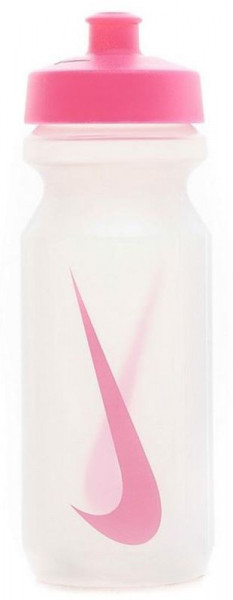 Water bottle Nike Big Mouth Water Bottle 0,65L - clear/pink pow/pink pow