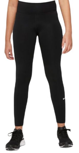 Girls' trousers Nike Dri-Fit One Legging - black/white