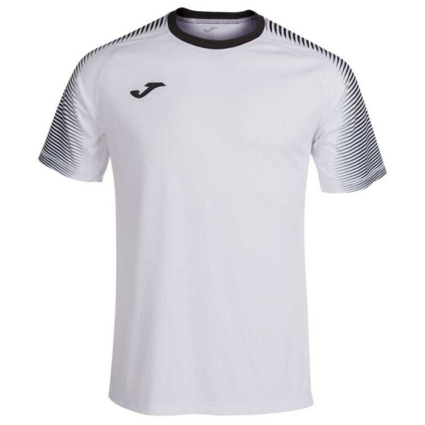 Herren Tennis-T-Shirt Joma Hispa III Short Sleeve T-Shirt M - white