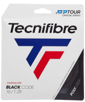 Naciąg tenisowy Tecnifibre Black Code (12 m) - black