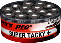 Grips de tennis Pro's Pro Super Tacky Plus 30P - black