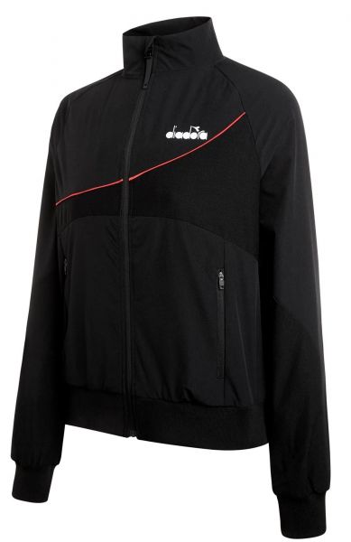 Ženska jakna za tenis Diadora L. FZ Jacket - black