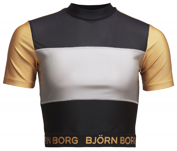  Björn Borg Cropped Tee Cylie W - black gold