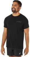 Ανδρικά Μπλουζάκι Asics Chest Logo Short Sleeve T-Shirt - performance black/graphite grey