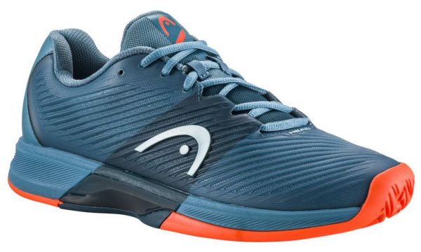 Vīriešiem tenisa apavi Head Revolt Pro 4.0 Men - bluestone/orange