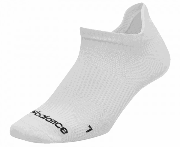 Ponožky New Balance Run Flat Knit Tab No Show 1 P - white