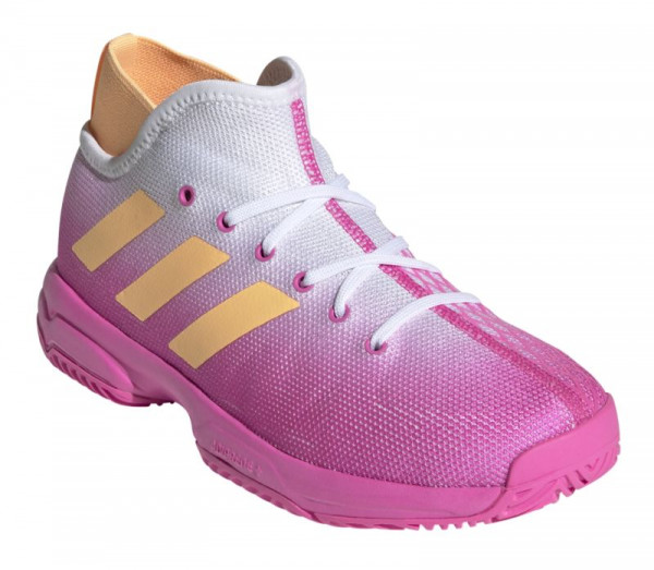 Juniorskie buty tenisowe Adidas Phenom Jr - screaming pink/acid orange/white