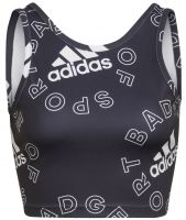 Dámský tenisový top Adidas Designed To Move Graphic Crop Top W - black/white