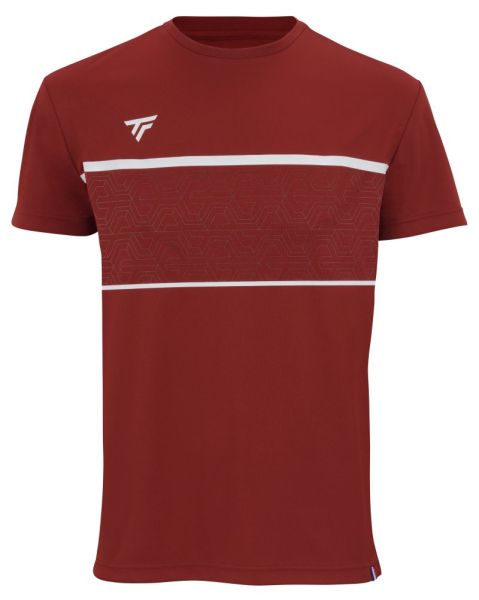Teniso marškinėliai vyrams Tecnifibre Team Tech Tee - cardinal