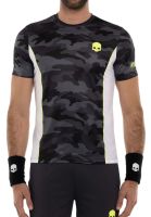 Tricouri bărbați Hydrogen Camo Tech T-Shirt - anthracite camuflage/yellow fluo