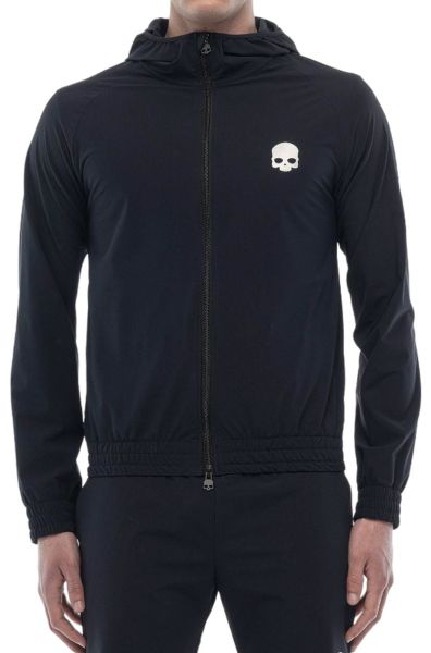 Herren Tennissweatshirt Hydrogen Tech FZ Skull - Blau