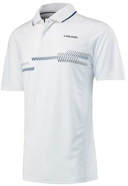  Head Club Technical Polo Shirt M - white/navy