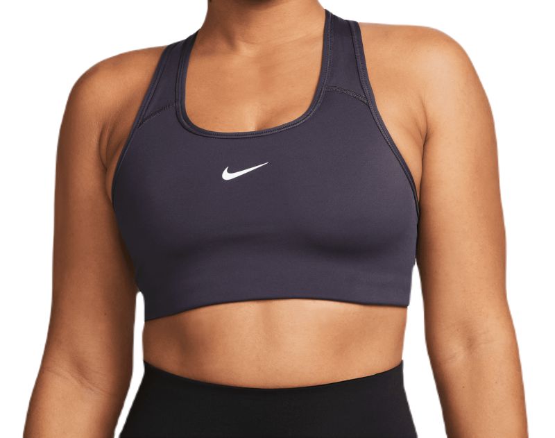 Women's bra Nike Swoosh Bra Pad - gridiron/white, Tennis Zone
