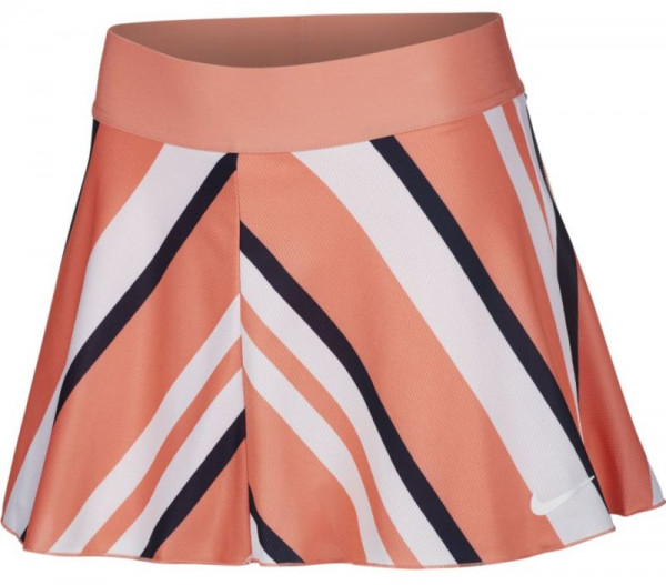  Nike Court Flouncy Printed Skirt - sunblush/white
