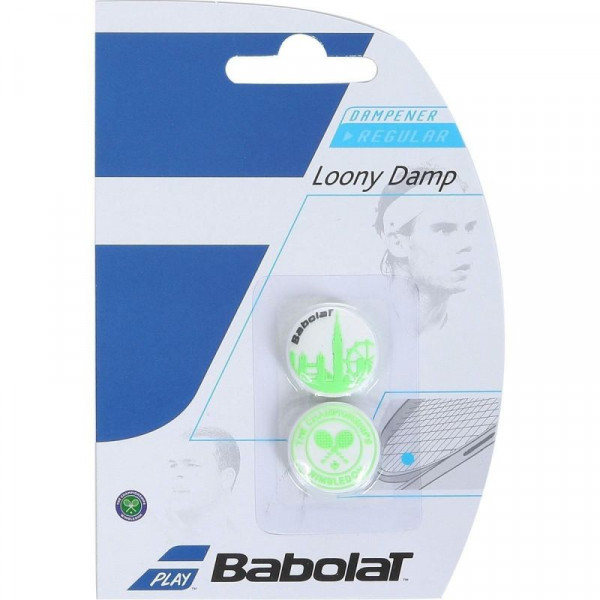 Vibration dampener Babolat Wimbledon Damp 2P - white/green