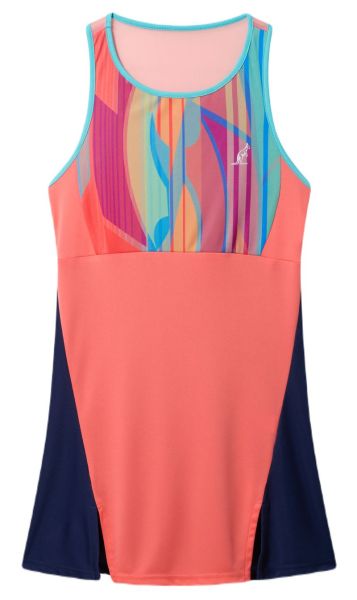 Női teniszruha Australian Ace Sunset Dress - geranium