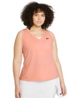 Damski top tenisowy Nike Court Dri-Fit Victory Tank Plus Line W - Pomarańczowy