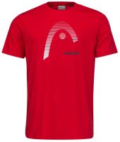 Herren Tennis-T-Shirt Head Club Carl T-Shirt - red
