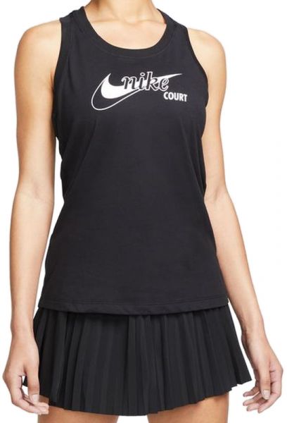 Naiste tennisetopp Nike Court Dri-Fit Tank W - black