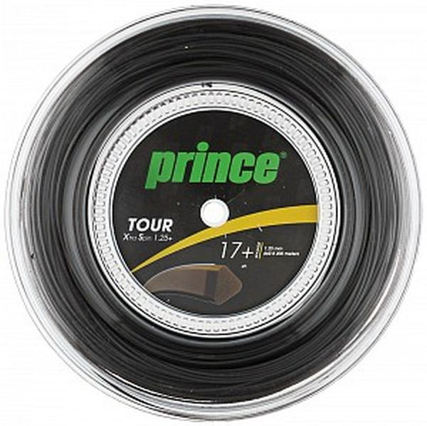 Tenisa stīgas Prince Tour Xtra Control 16L (200 m) - black