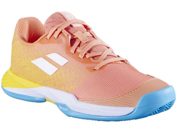 Junior shoes Babolat Jet Mach 3 Junior Clay - coral/gold fusion