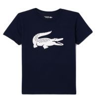 Maglietta per ragazzi Lacoste Boys SPORT Tennis Technical Jersey Oversized Croc T-Shirt - navy blue