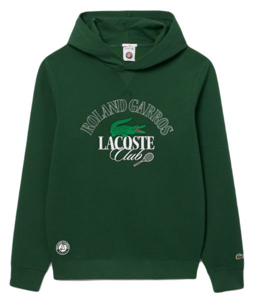 Felpa da tennis da uomo Lacoste Sportsuit Roland Garros Edition Sport Sweatshirt - pine green