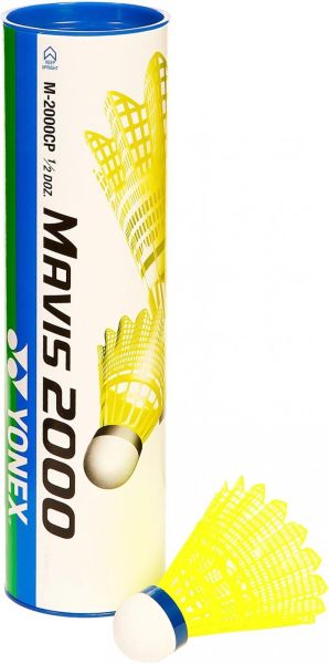 Badminton loptice Yonex Mavis 2000 Nylon 6P - yellow