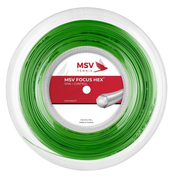 Teniso stygos MSV Focus Hex (200 m) - green