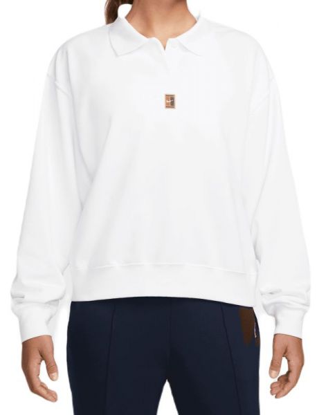 Ženski sportski pulover Nike Court Dri-Fit Heritage Tennis Polo - white