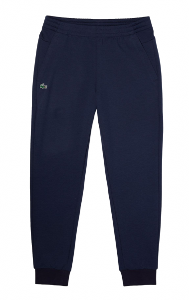 Pantalons de tennis pour hommes Lacoste Mesh Panels Tracksuit Pants - navy blue