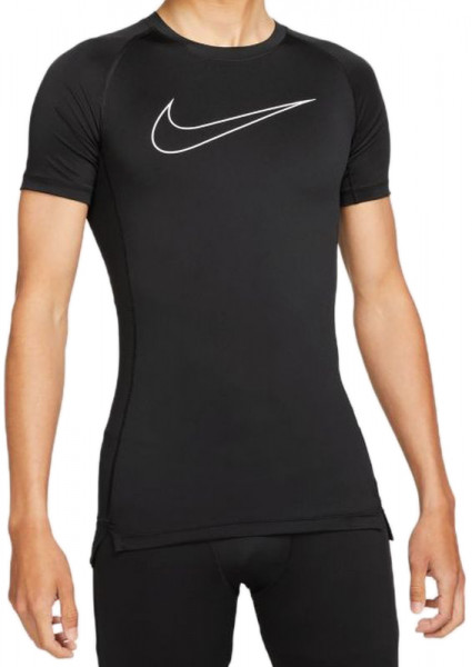 Pánske kompresné oblečenie Nike Pro Dri-Fit Tight Top SS M - black/white